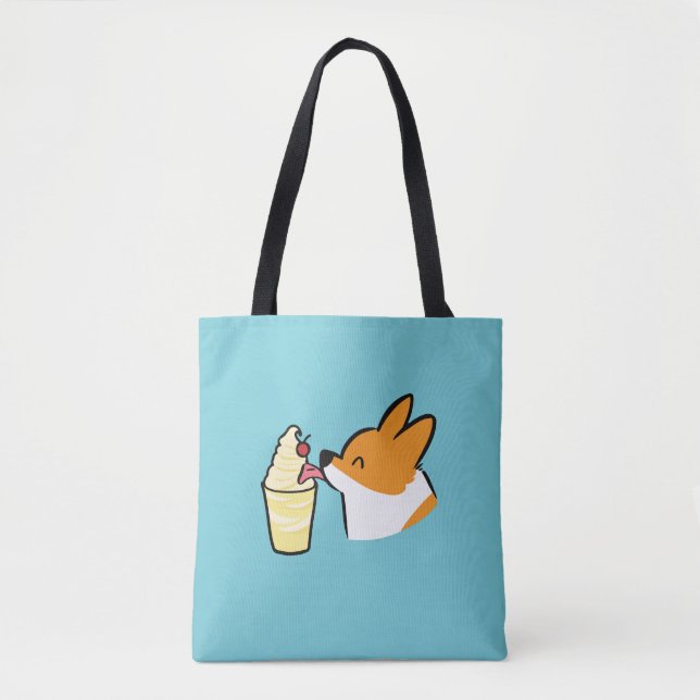 Corgi-Ananas-Dole-Peitsche-Tasche Tasche (Vorderseite)