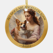 Corgi Angel Personalisiert Memorial