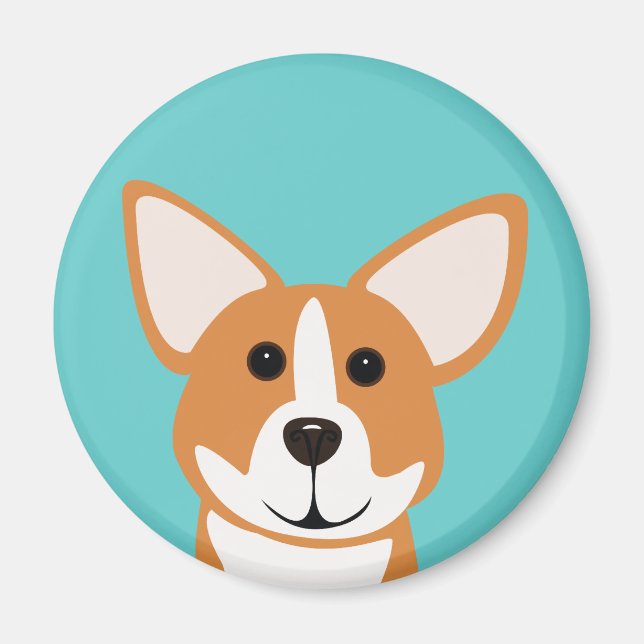 Corgi Art Magnet (Vorne)