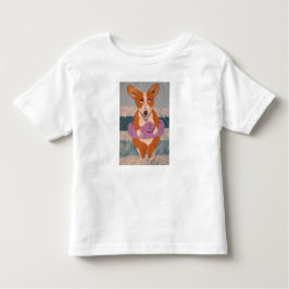Corgi at the Beach T-Shirt