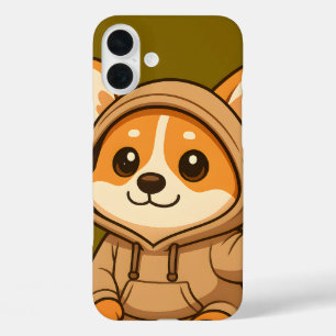 Corgi aux yeux mousseux mignons - étui téléphoniqu