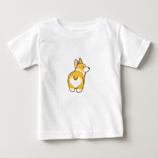 Corgi Baby & Kleinkind T - Shirt (Vorderseite)