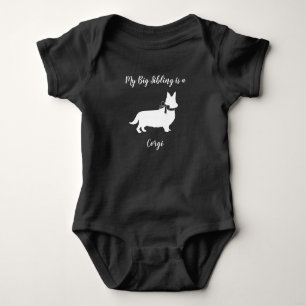 Corgi Baby Shower Dog Strampler