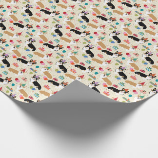 Corgi Birthday Hunde Wrapping Paper Geschenkpapier