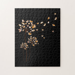 Corgi Blume Fly Dandelion Niedlich Hund Lover