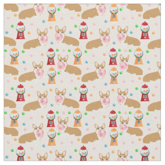 Corgi bubblegum Gewebe - hellrosa Stoff