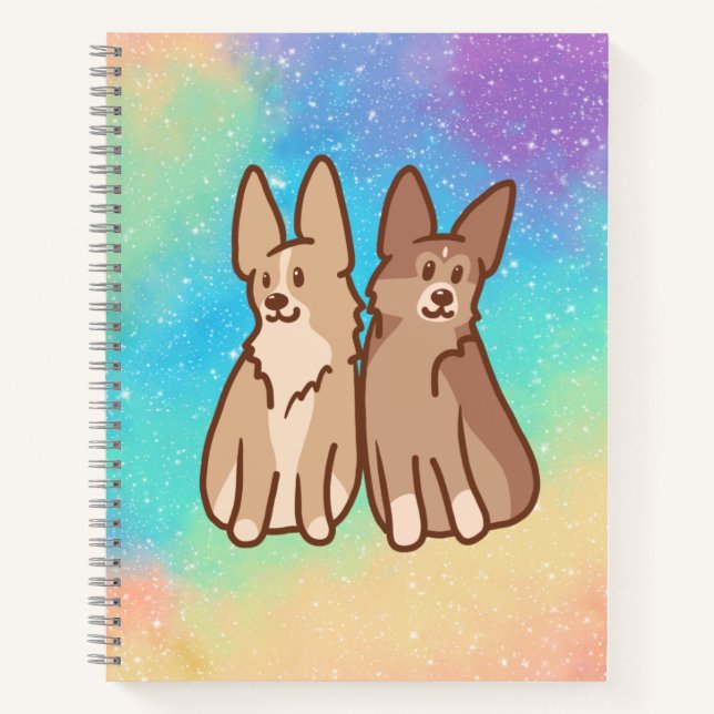 Corgi Buddies Notizbuch (Vorderseite)