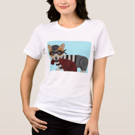Corgi Burglar T-Shirt Tri-Blend Shirt