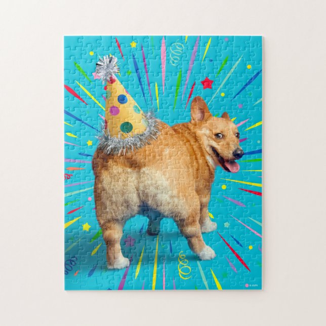 Corgi Butt Birthday Hat (Vertikal)