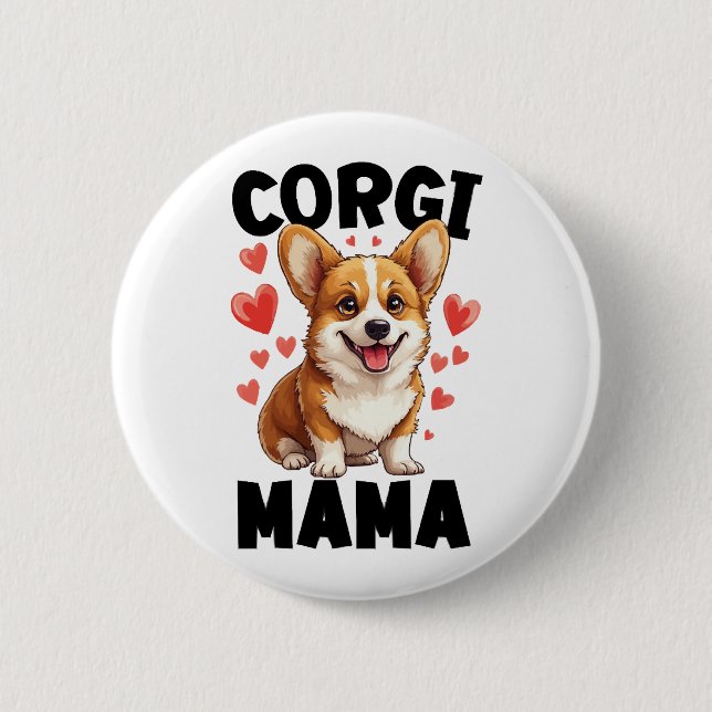 Corgi Button (Vorderseite)