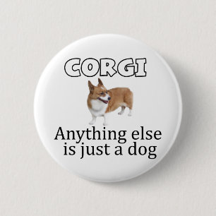Corgi Button