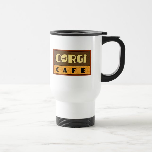 Corgi-Café Reisebecher (Rechts)