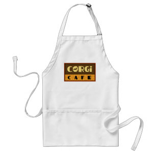 Corgi Café Schürze