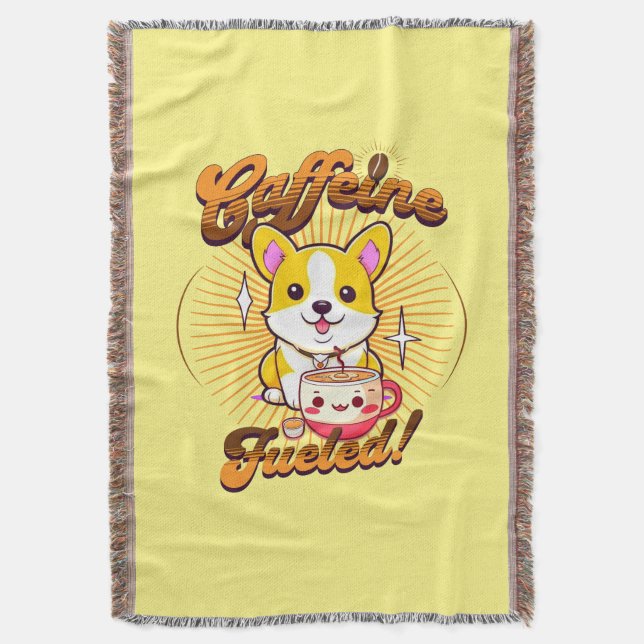 CORGI CAFFEINE FÜHLT! DECKE (Vorderseite Vertikal)