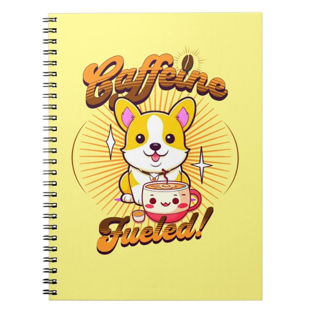 CORGI CAFFEINE FÜHLT! NOTIZBLOCK (Vorderseite)