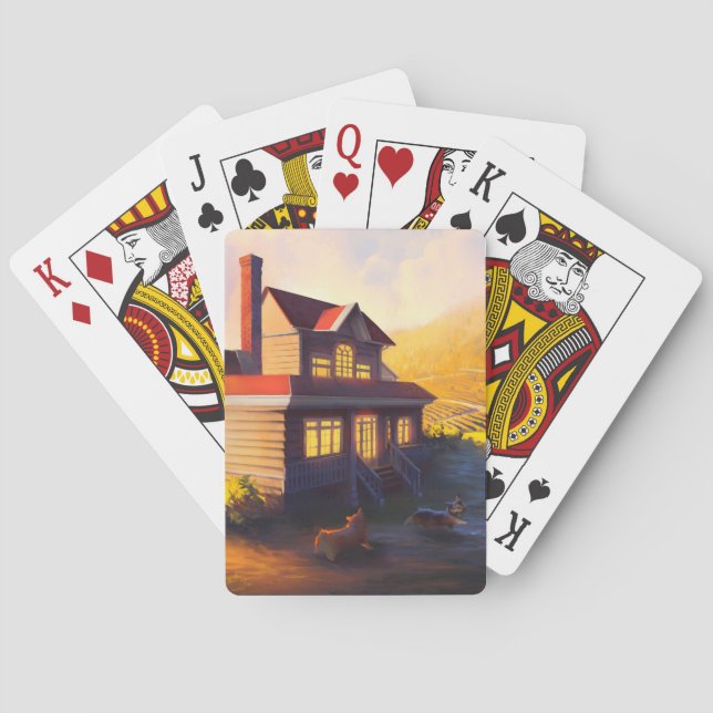Corgi Case Files Players Karten Spielkarten (Rückseite)