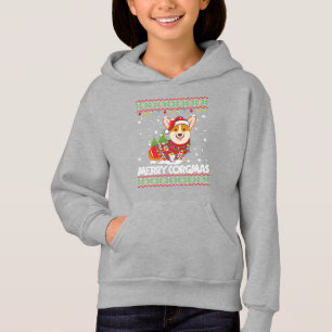 Corgi Chien Joyeux Corgmas Père Noël Corgi Mauvais