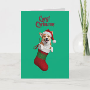 Corgi Christmas Feiertagskarte