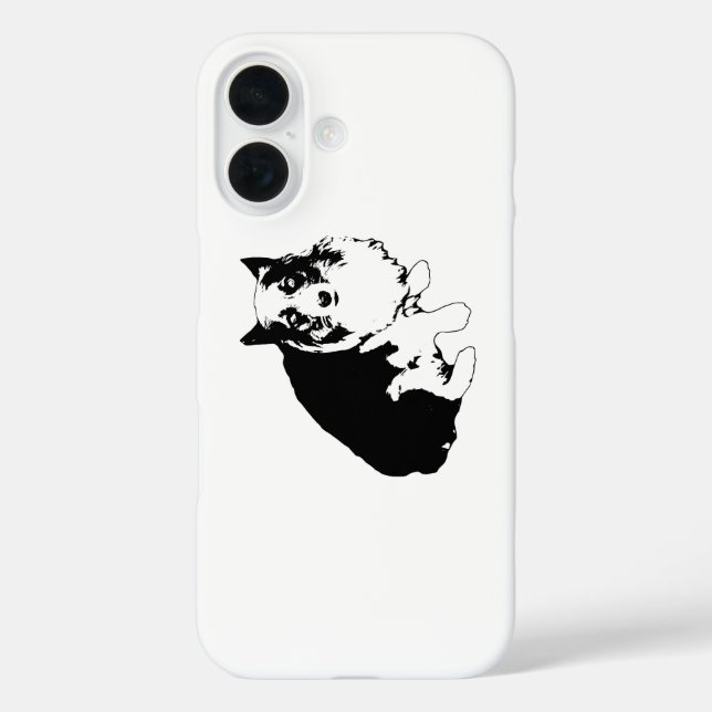 Corgi Clean Edge iPhone 16 Hülle (Rückseite)