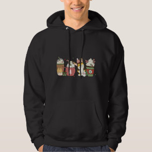 Corgi Coffee Latte Winter Christmas Dog Mama Holid Hoodie