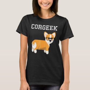 Corgi Corgeek Hund Hundchen Kinder Geek Geburtstag T-Shirt