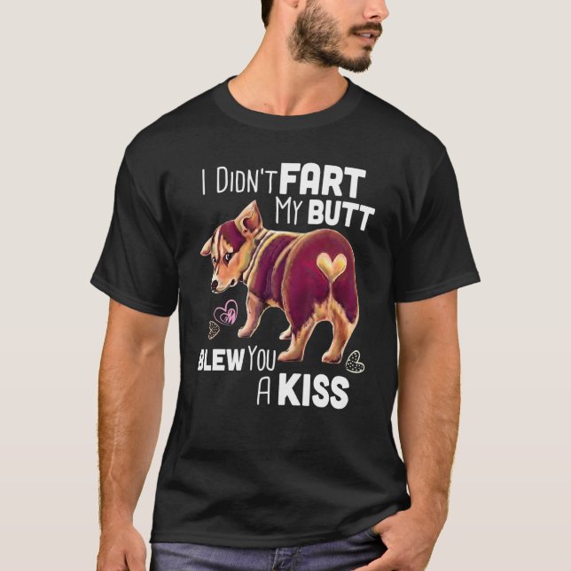 Corgi Corgi Corgi Hintern T-Shirt (Vorderseite)
