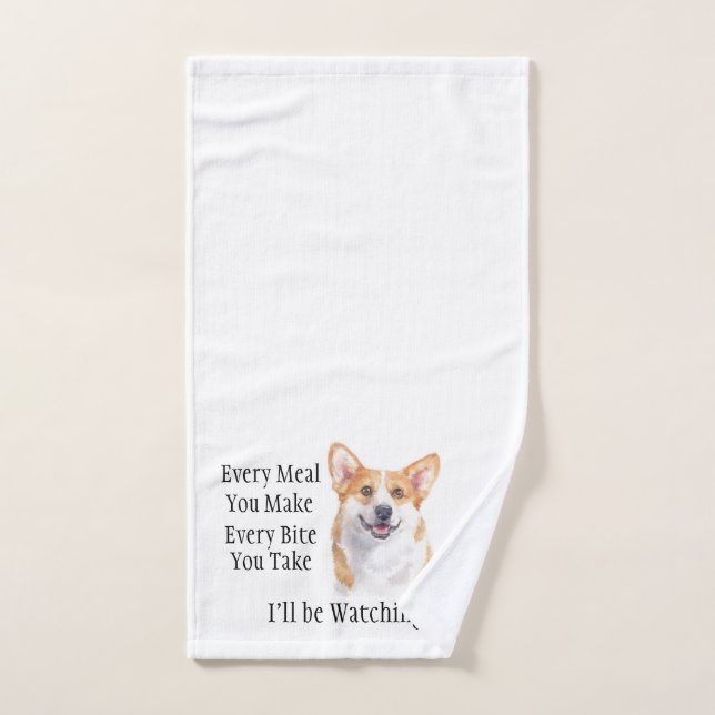 Corgi Disc Handtuch (Handtuch)