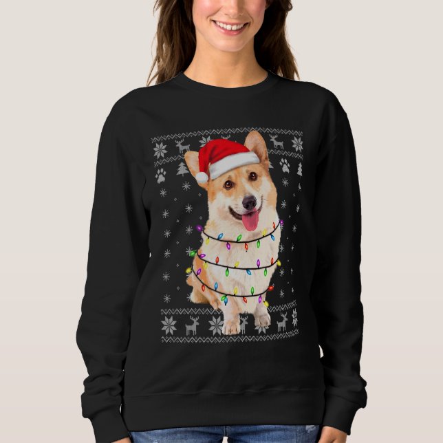 Corgi Dog 2 Sweatshirt (Vorderseite)