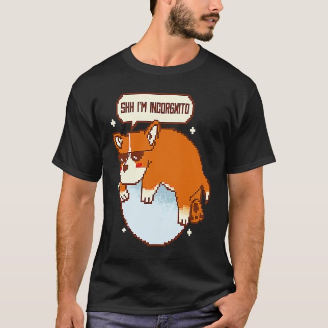 Corgi Dog 2 T-Shirt (Vorderseite)