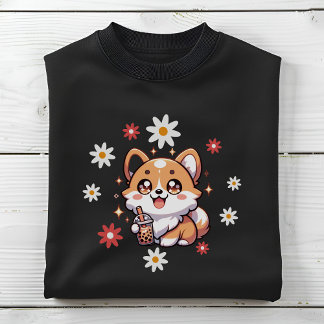 Corgi Dog Boba Tea Bubble Teezeremonie Sweatshirt
