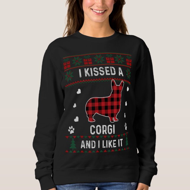 Corgi Dog Corgi Dog Ugly Weihi Sweater Sweatshirt (Vorderseite)