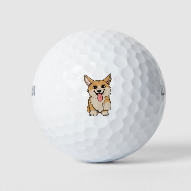 Corgi Dog Corgi Lover Geschenke Golfball (Vorderseite)