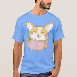 Corgi Dog Eating Tamales Meican Food T-Shirt