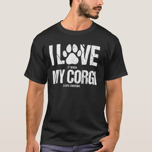 Corgi Dog Eigentümer 1 T-Shirt (Vorderseite)