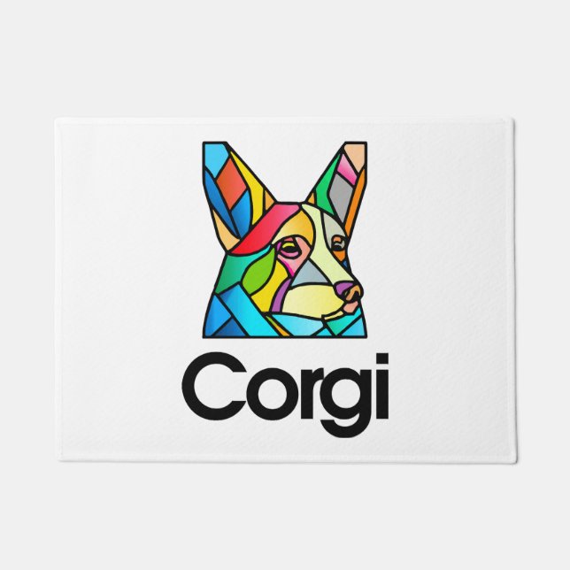 Corgi Dog Eigentümer Pembroke Walisisch Corgi Men  Fußmatte (Vorderseite)