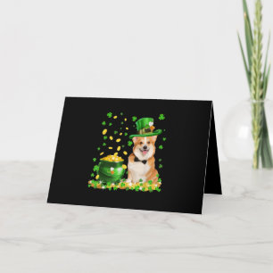 Corgi Dog Happy St Patricks Day Karte