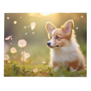 Corgi Dog Haustiere Transsexuell Friedlich Notizblock
