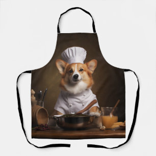 Corgi Dog Koch Schürze