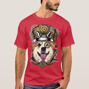 Corgi Dog Mittelalterlicher Viktorianischer Gotisc T-Shirt