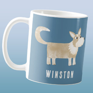 Corgi Dog Personalisiert Kaffeetasse