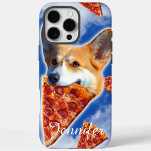 Corgi Dog Pizza essen iPhone 16 Pro Max Hülle