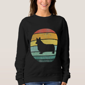 Corgi Dog Retro Vintag S S Style Breed Kennel Sweatshirt