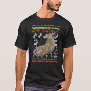 Corgi Dog Santa Claus Ugly Weihnachtsmuster X Mas T-Shirt