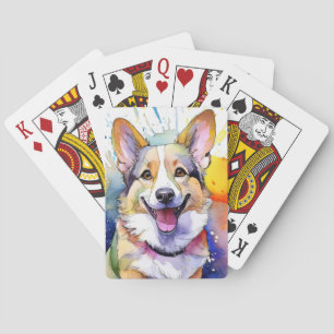 Corgi Dog Spielkarten