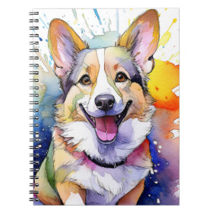 Corgi Dog Spiral Notebook Notizblock