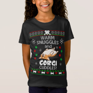 Corgi Dog Ugly Christmas Sweater T-Shirt