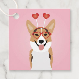 Corgi Dog Valentinstag Geschenkanhänger