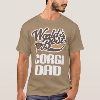 Corgi Dog Vater Fathers Day Gift T-Shirt