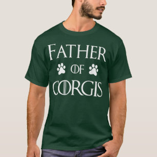 Corgi Dog Vater Vater von Corgis T-Shirt