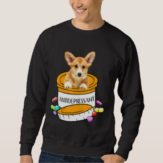Corgi Dog Vintag für Junge Mädchen Sweatshirt
